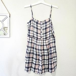 New bigstrikeusa plaid mini dress